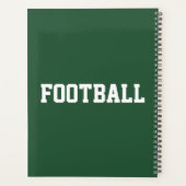American Football Lover Calendar Planer (Rückseite)