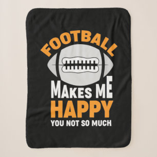 American Football macht mich glücklich Sherpadecke