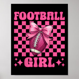 American-Football-Mädchen American Football Poster
