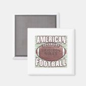 American Football Magnet (Vorderseite/Rückseite)