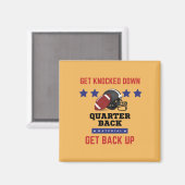 American Football Magnet (Vorderseite/Rückseite)