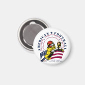 AMERICAN FOOTBALL MAGNET (Vorderseite/Rückseite)