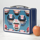 American Football Metall Brotdose (Beispiel)