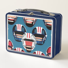 American Football Metall Brotdose