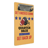 American Football Mini Klemmbrett (Schrägansicht)