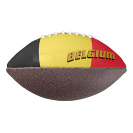 American Football mit belgischer Flagge / Belgien