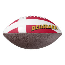 American Football mit dänischer Flagge / Dänemark