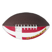 American Football mit dänischer Flagge / Dänemark (Vorderseite)