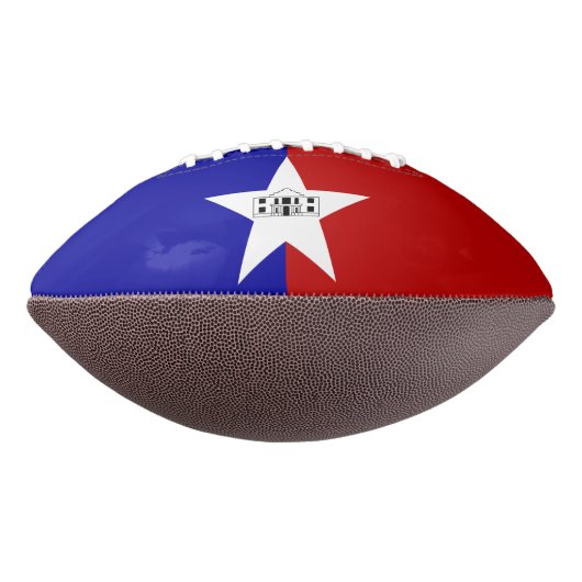 American Football mit der Fahne San Antonio (Gedreht 270)