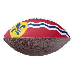 American Football mit der Fahne von St. Louis
