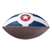 American Football mit der Flagge Indianapolis (Gedreht 270)