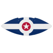 American Football mit der Flagge Indianapolis (Panel)