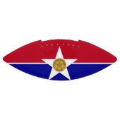 American Football mit der Flagge von Dallas (Panel)