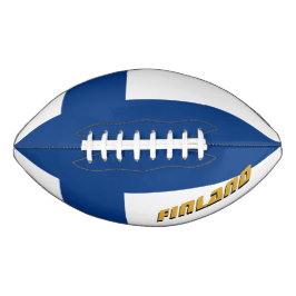 American Football mit finnischer Flagge / Finnland