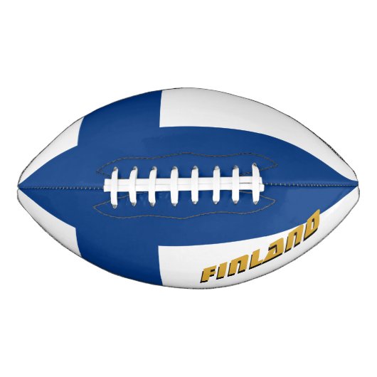 American Football mit finnischer Flagge / Finnland (Vorderseite)