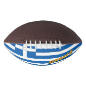 American Football mit griechischer Flagge / Griech (Vorderseite)