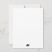 American Football Mitteilungskarte (Rückseite)