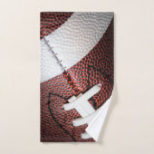 American Football Nah Foto Badhandtuch Set (Handtuch)