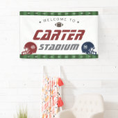 American Football Navy Rot, Jegliches Alter Geburt Banner (Insitu)