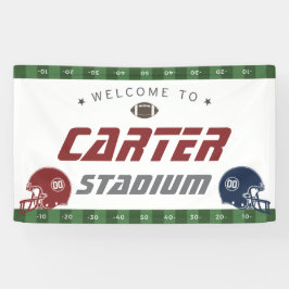 American Football Navy Rot, Jegliches Alter Geburt Banner