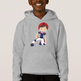 American Football, Niedlich Boy, Brown Hair, Rugby Hoodie