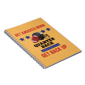 American Football Notizblock (Rechte Seite)