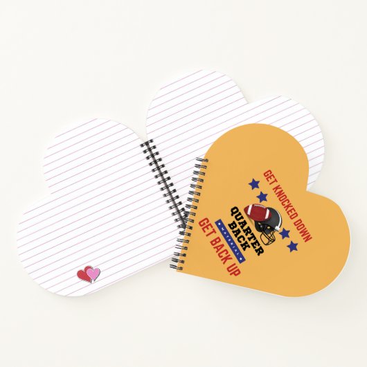 American Football Notizblock (Innenseite)