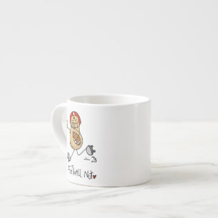 American-Football-Nuss-T-Shirts und Geschenke Espressotasse
