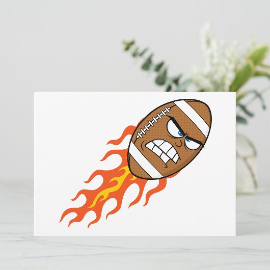 American Football on Fire Einladungen