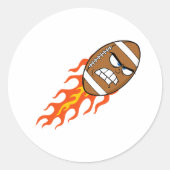 American Football on Fire Stickers (Vorderseite)
