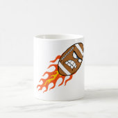 American Football on Fire Tasse (Mittel)