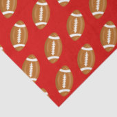 American Football on Red Seidenpapier (Ausschnitt)
