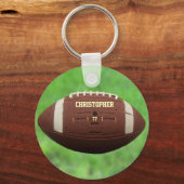 American Football or Rugby Ball Schlüsselanhänger (Vorderseite)