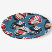 American Football Pappteller (Schrägansicht)