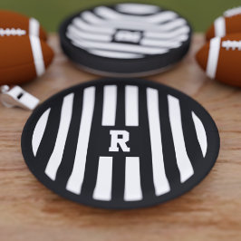 American Football Party Reference Stripe Plate Pappteller