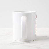 American-Football-Passing-Quarterback-Kaffeetasse  Jumbo-Tasse (Rückseite)
