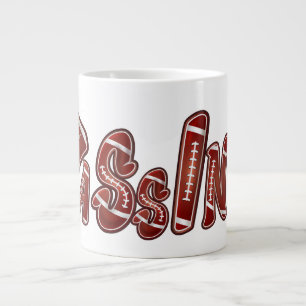 American-Football-Passing-Quarterback-Kaffeetasse Jumbo-Tasse