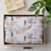 American Football Pattern Seidenpapier (Geschenk)