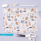 American Football Pattern Seidenpapier (Handwerk)