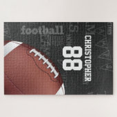 American Football - Personalisierter Fußballball Puzzle (Horizontal)