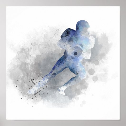 AMERICAN FOOTBALL PLAYER 1 - Poster (Vorne)