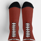 American Football Player Fan Touchdown Socken (Oben)