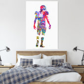 American Football Player Leinwanddruck (Insitu (Schlafzimmer))
