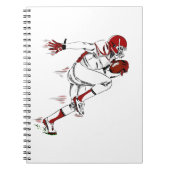 American Football Player Notizblock (Vorderseite)