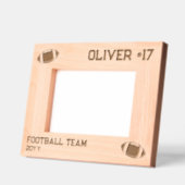 American Football Player Number & Name Geätzte Rahmen (Links)