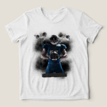 American Football Player Rücken Design T-Shirt