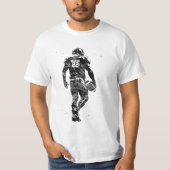 American Football Player T-Shirt (Vorderseite)