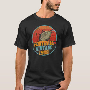 American Football Player Vintag Geboren 1988 Birth T-Shirt