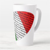 American Football Players Milchtasse (Rechte Ecke)