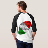 American Football Players T-Shirt (Schwarz voll)